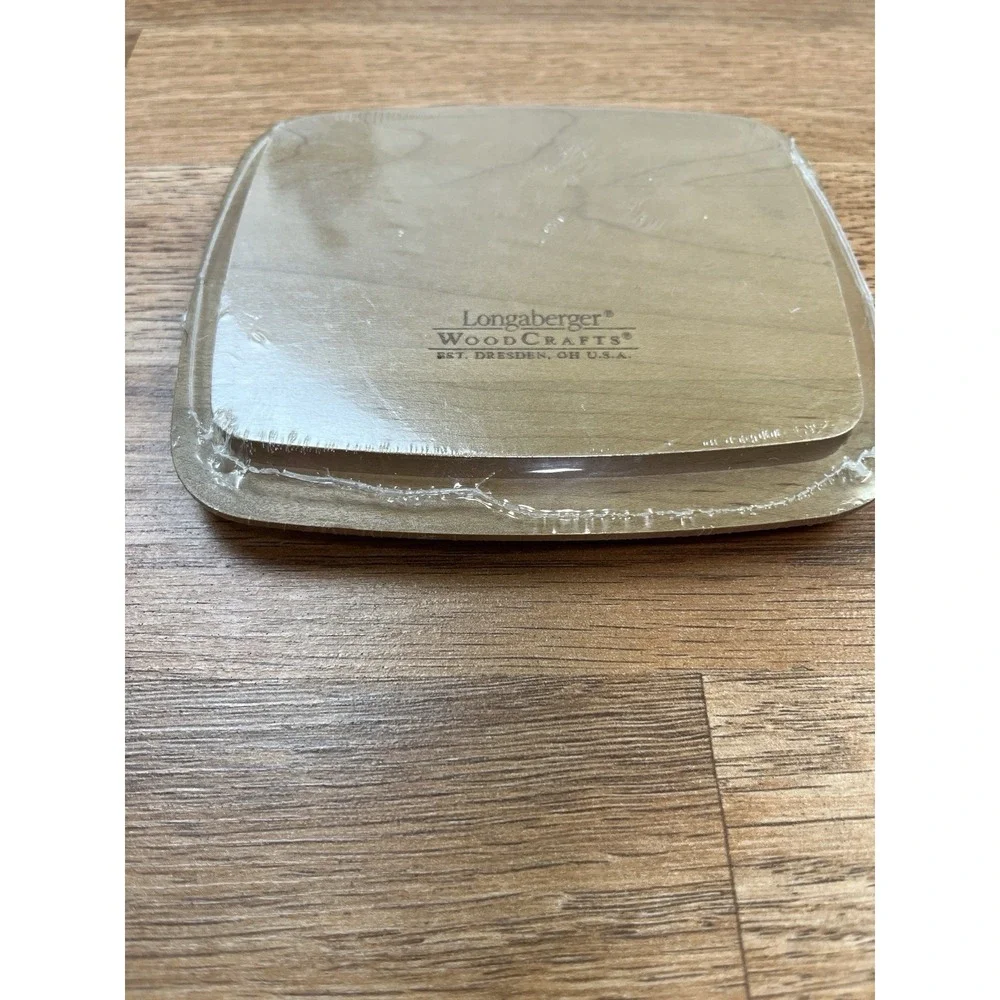 Longaberger WoodCraft Lid for Pocket Change Basket Warm Brown 50013 NEW LID ONLY
